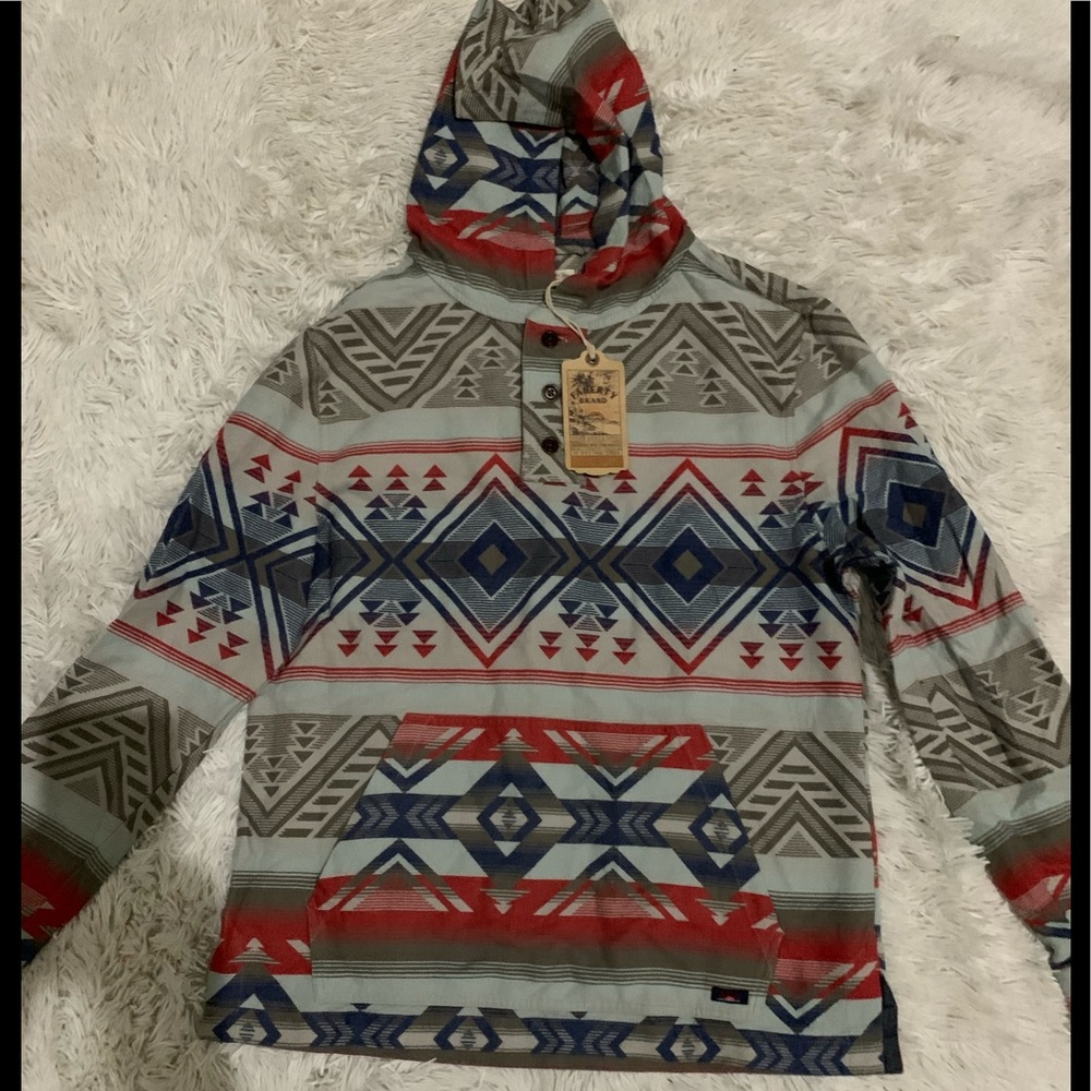 Faherty sweater poncho